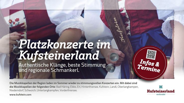 Platzkonzert der BMK Niederndorf