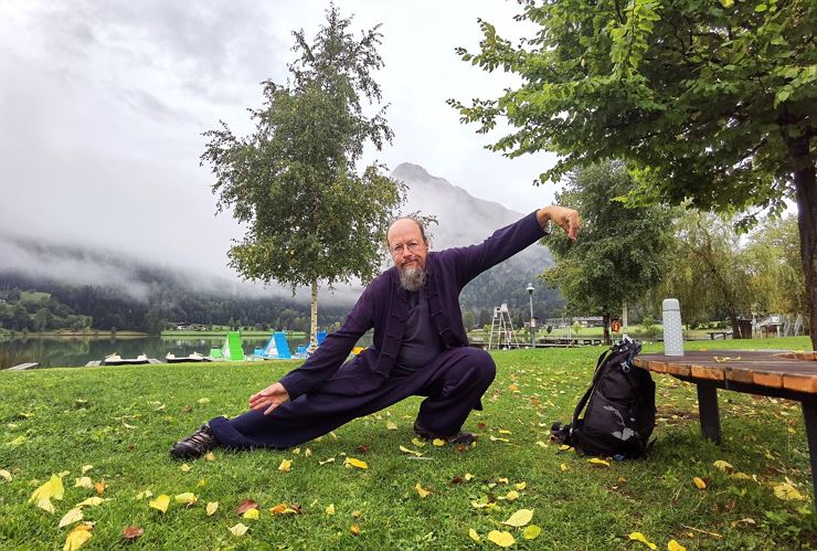 Fit into spring with Qi Gong by the lake