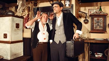 Gastspiel 'Bauernschach' urbayrisches Theater der IBERLBÜHNE aus München