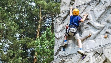 Climbing high up