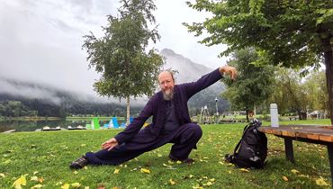 Morning QiGong in the city park