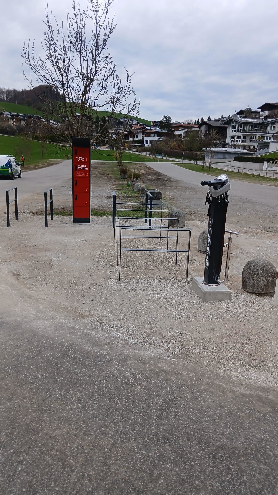 bike stop Vorderthiersee